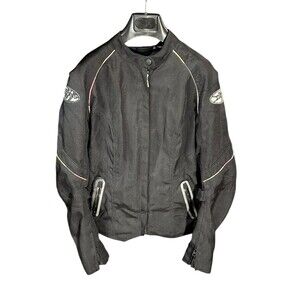Joe rocket women’s medium jacket black pink inside small vents for fitted